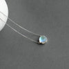 55cm Aurora Pendant Necklace Halo Crystal Gemstone s925 Silver Scale Light Necklace for Women Elegant Jewelry eprolo