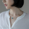 55cm Aurora Pendant Necklace Halo Crystal Gemstone s925 Silver Scale Light Necklace for Women Elegant Jewelry eprolo