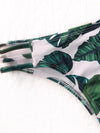 Palm Leaf Print Strappy Bikini Hypersku