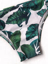 Palm Leaf Print Strappy Bikini Hypersku