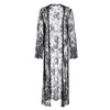 Sheer Lace Long Kimono Cover-Ups Hypersku
