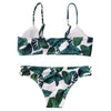 Palm Leaf Print Strappy Bikini Hypersku