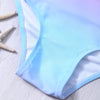 Lace-Up Hollow Out Gradient Bikini Set Hypersku