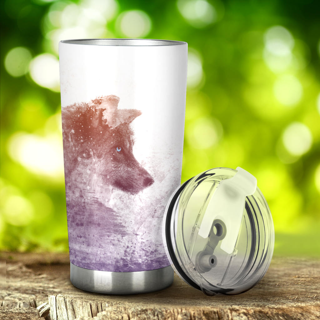 Wolf Tumbler Getbrewtaps.com