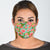Vintage Floral Blue - Face Mask Getbrewtaps.com
