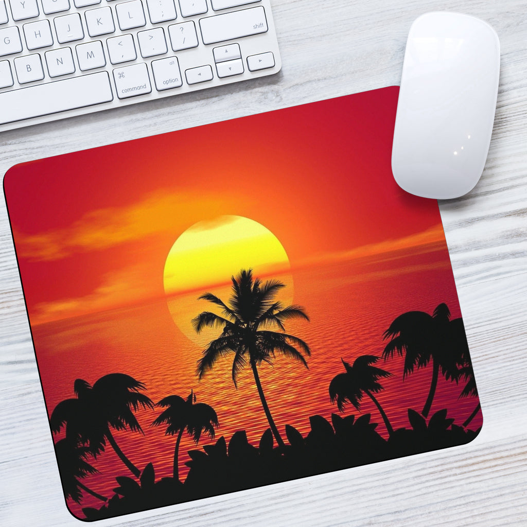 Tropical Sunset Mousepad Getbrewtaps.com