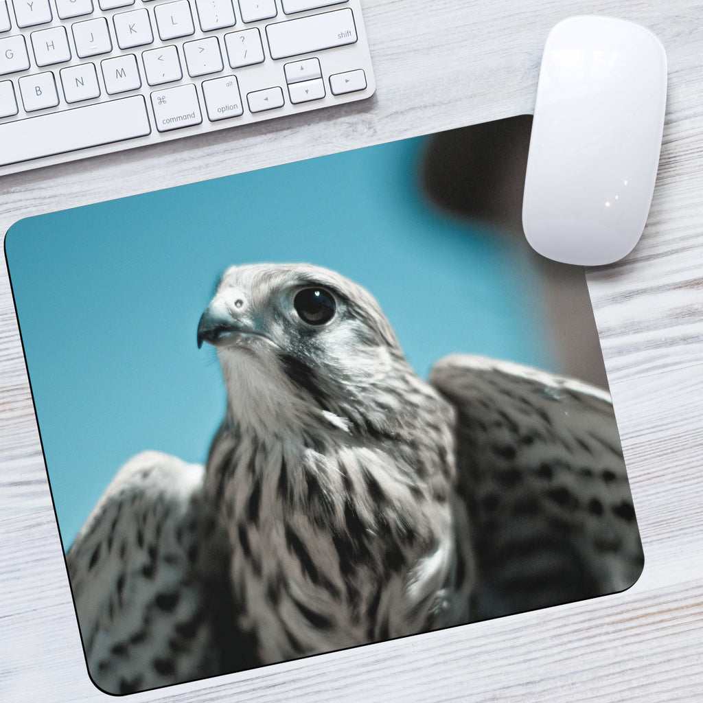 Baby Peregrine Falcon Mousepad Getbrewtaps.com