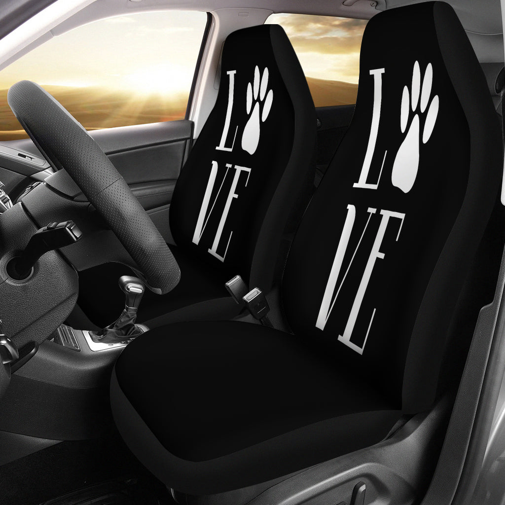 NP Love Dogs Car Seat Covers Getbrewtaps.com