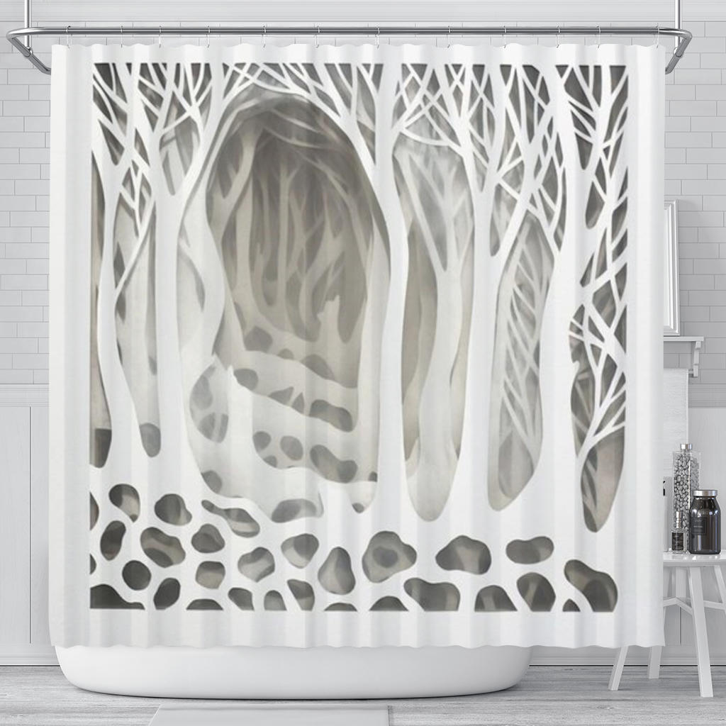 Mystical Forest 3d Shower Curtain Getbrewtaps.com