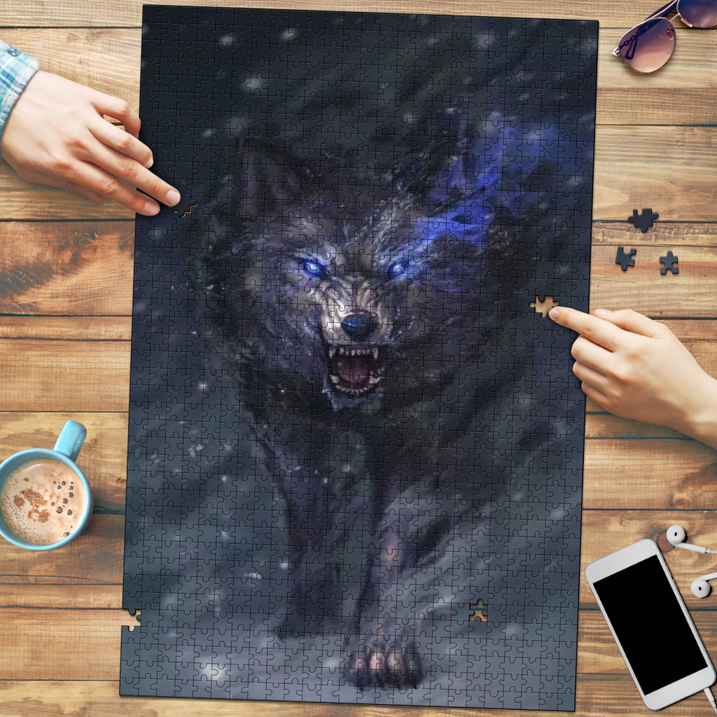 Fierce Wolf Jigsaw Puzzle Getbrewtaps.com
