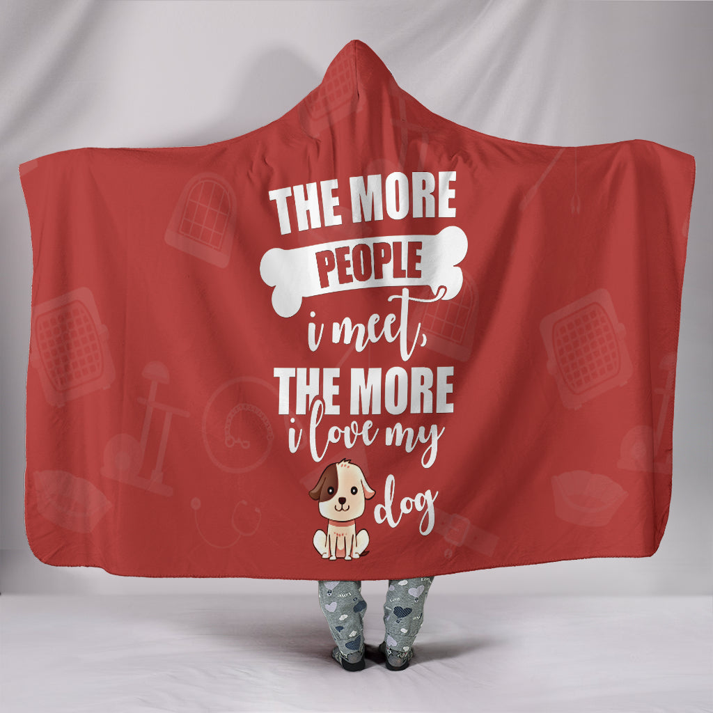 NP Love My Dog Hooded Blanket Getbrewtaps.com