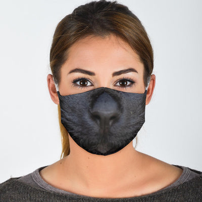 Black Cat Face Mask Getbrewtaps.com