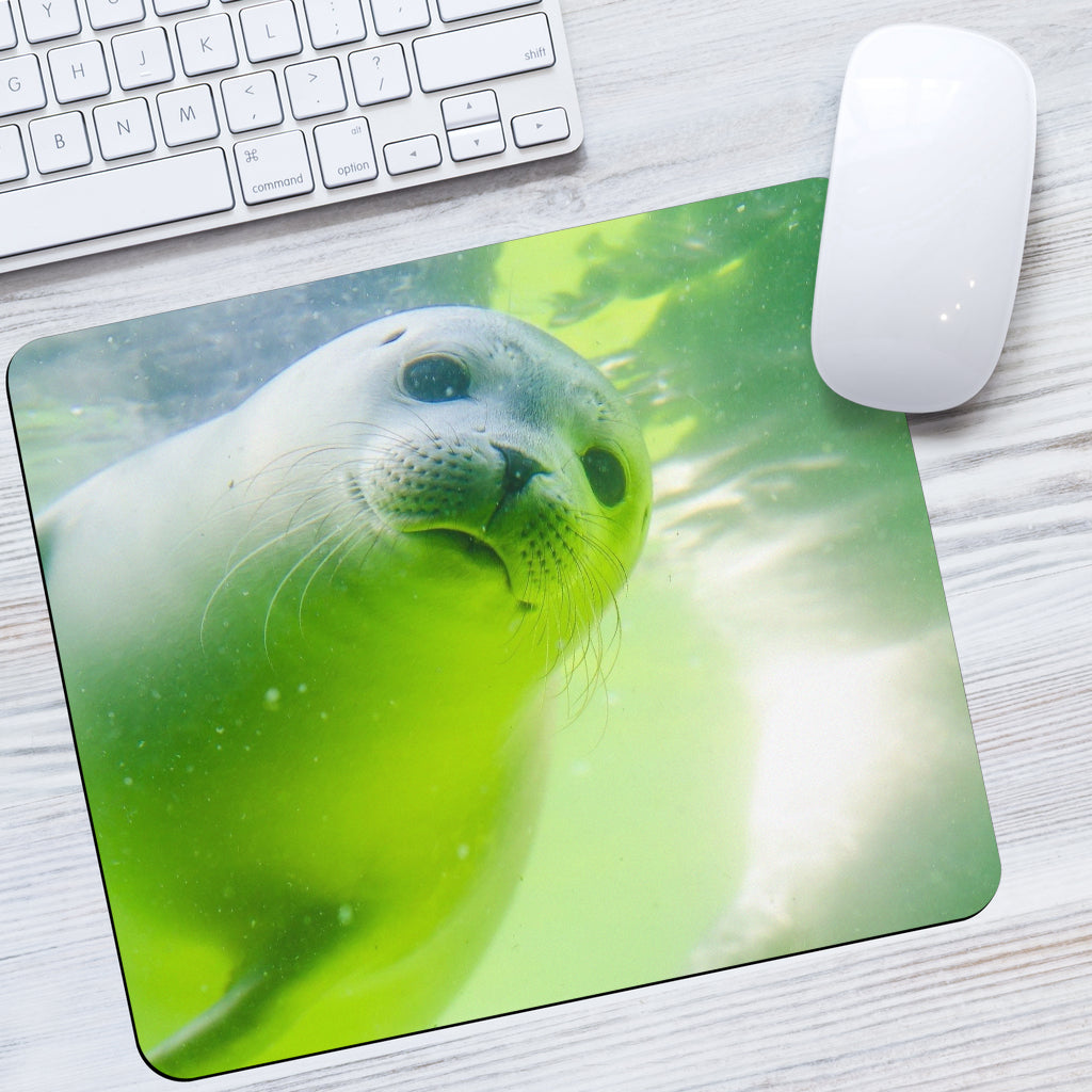 Baby Seal Mousepad Getbrewtaps.com