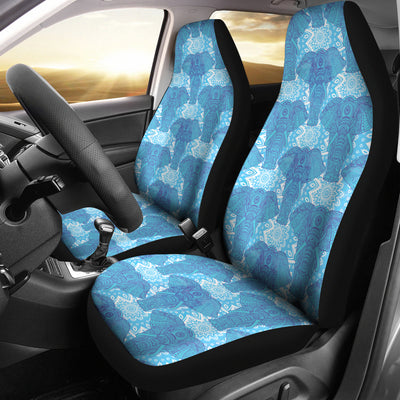 Blue Mandala Elephant Car Seat Covers Getbrewtaps.com