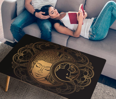 HandCrafted Golden Zen Coffee Table Getbrewtaps.com