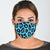 Blue Leopard Print Mask Mask Getbrewtaps.com