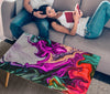 HandCrafted Abstract Psychedelic Art Coffee Table Getbrewtaps.com