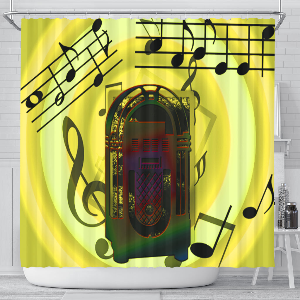 Love Music Shower Curtain Getbrewtaps.com
