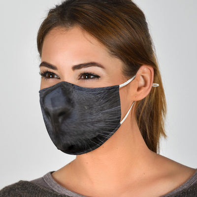 Black Cat Face Mask Getbrewtaps.com