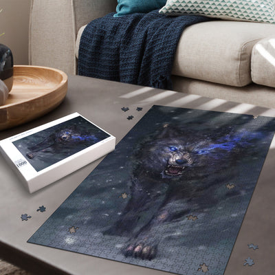 Fierce Wolf Jigsaw Puzzle Getbrewtaps.com