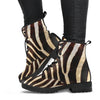 Zebra - Vegan Leather Boots Getbrewtaps.com