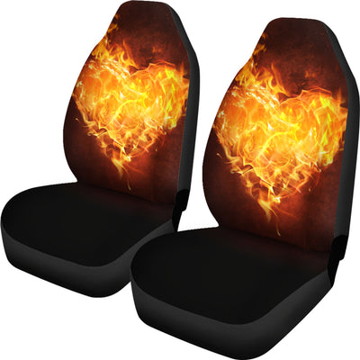 Fire in love Car Seat Covers (Set of 2) Getbrewtaps.com