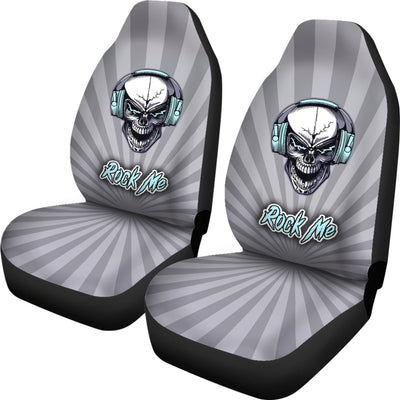Rock Me Car Seat Covers for Skull Lovers and Music Freaks Getbrewtaps.com