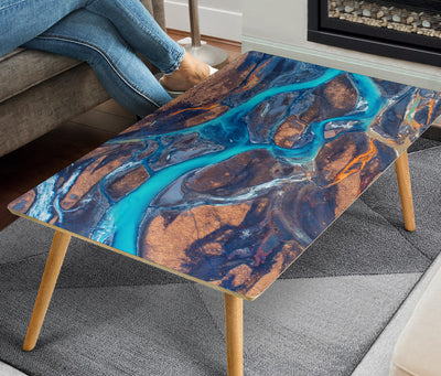 HandCrafted Icelandic River Coffee Table Getbrewtaps.com
