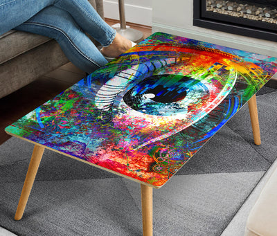 HandCrafted Abstract Digital eye Coffee Table Getbrewtaps.com