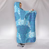 Blue Mandala Elephant Hooded Blanket Getbrewtaps.com