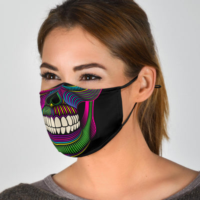 Neon Skull Face Mask Getbrewtaps.com