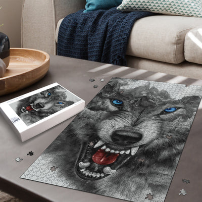 Angry Wolf Jigsaw Puzzle Getbrewtaps.com