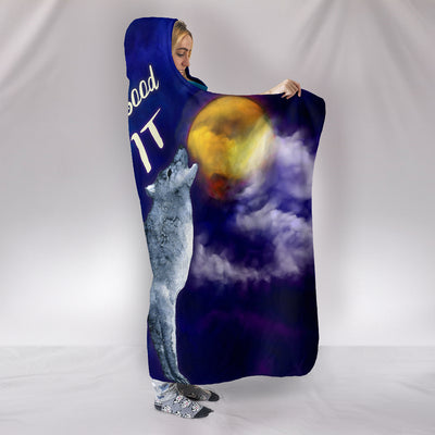 If It Feels Good Do It Hooded Blanket Wolf Howling At The Moon Getbrewtaps.com