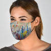 Adjustable Impressionistic Face Mask with 5 Layer Filters Getbrewtaps.com