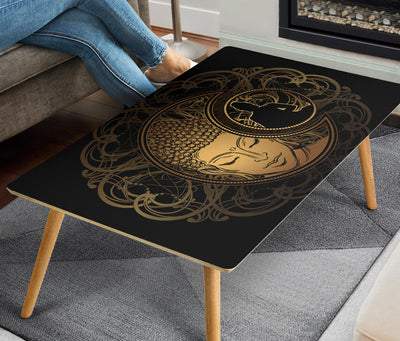 HandCrafted Golden Zen Coffee Table Getbrewtaps.com