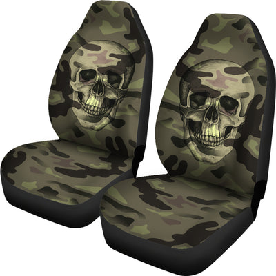 Camo Skull Car Seat Covers Camouflage with Skulls Getbrewtaps.com
