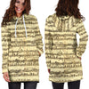 Sheet Music Women's Hoodie Dress Getbrewtaps.com