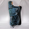Blue Dragonfly Mandala Hooded Blanket Getbrewtaps.com