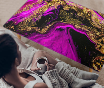 HandCrafted Psychedelic Abstract Coffee Table Getbrewtaps.com