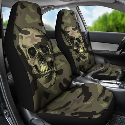 Camo Skull Car Seat Covers Camouflage with Skulls Getbrewtaps.com