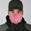 Adjustable Perfectly Peachy Bandana Face Mask with 5 Layer Filters Getbrewtaps.com
