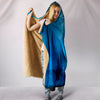 Wolf Blue Moon Plush Lined Wearable Hooded Blanket Getbrewtaps.com