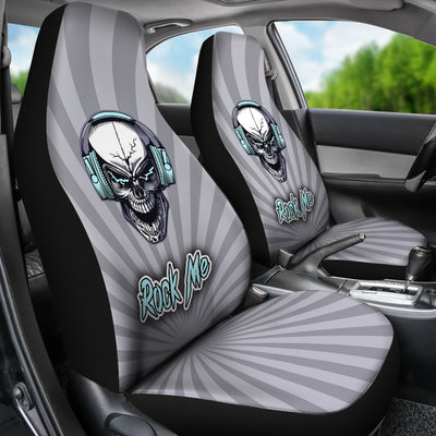 Rock Me Car Seat Covers for Skull Lovers and Music Freaks Getbrewtaps.com