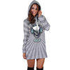 Rock Me Hoodie Dress For Skull Lovers and Music Freaks Getbrewtaps.com