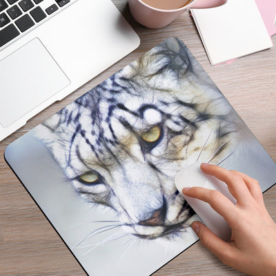 Snow Leopard Mousepad Getbrewtaps.com