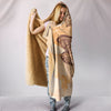 Beige Dragonfly Mandala Hooded Blanket Getbrewtaps.com