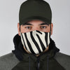 Zebra Print Adjustable Face Mask Getbrewtaps.com