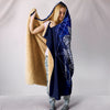 Blue Lotus Fractal Hooded Blanket Getbrewtaps.com
