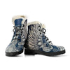 White Phoenix Rising Vegan Leather Boots Getbrewtaps.com