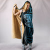 Blue Dragonfly Mandala Hooded Blanket Getbrewtaps.com